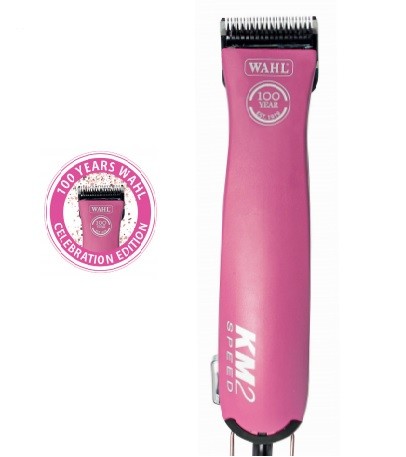 Mașină de tuns animale Wahl KM2 PINK Mașină de tuns ergonomică puternică pentru animale de companie cu motor silențios 2 viteze 1247-0479 mașină de tuns profesională pentru câini